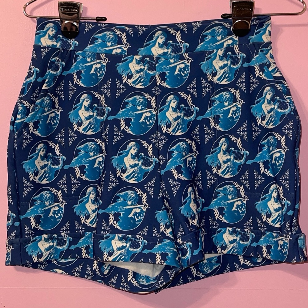 Blackmilk legend of Zelda skyward sword princess cuffed shorts fairy cottage